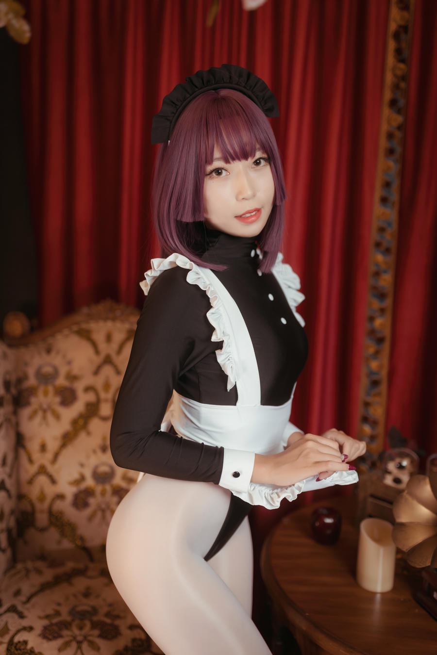 Money冷冷 No.027 – 高叉女仆 [25P]-道友图库