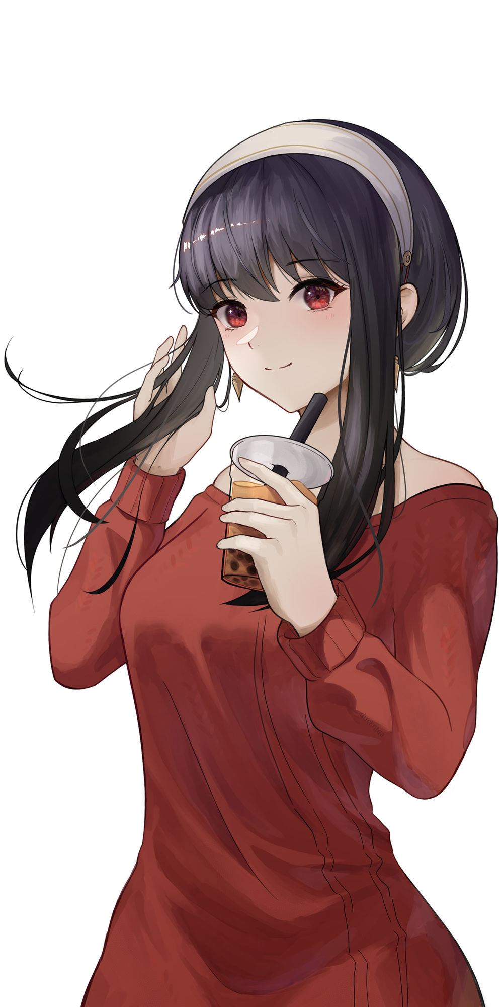 雨波_HaneAme No.163-Yor Forger sweater 间谍过家家 [46P]-道友图库