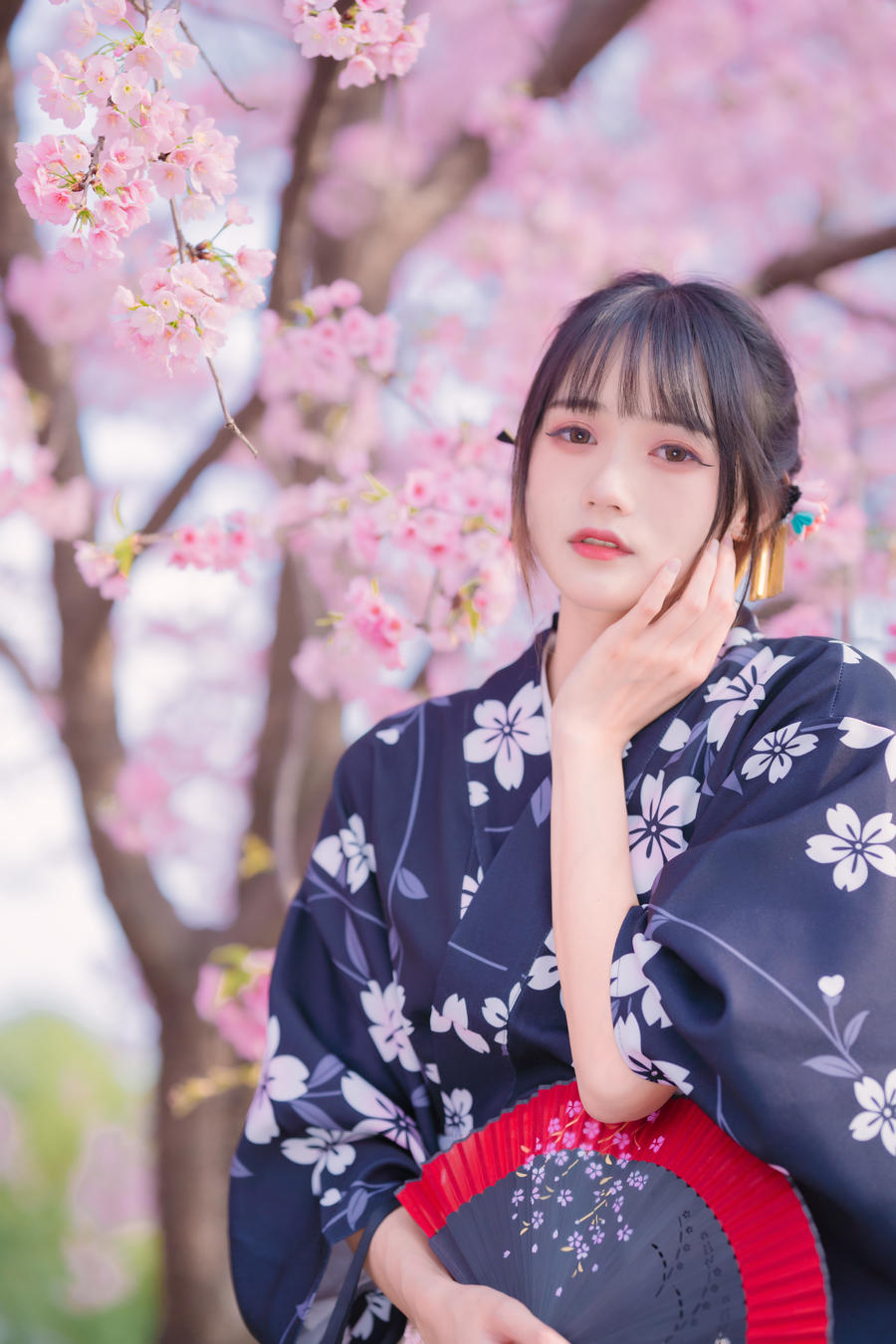 兔子Zzz不吃胡萝卜 No.021-樱花烂漫时 [25P]-道友图库