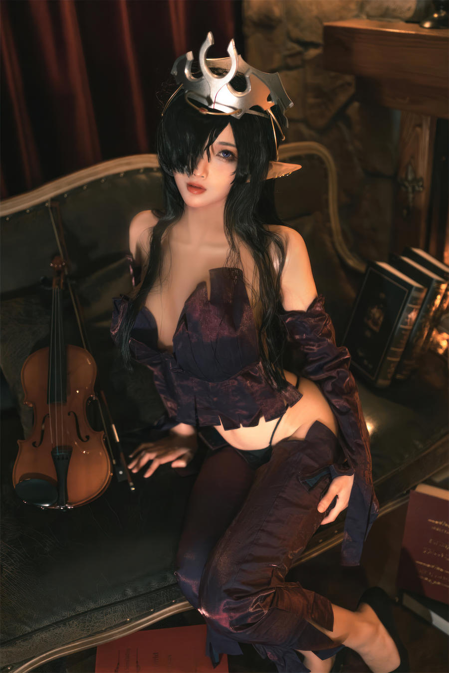 杏仁曲奇 No.012 – 黑兽 精灵女王 [60P]-道友图库