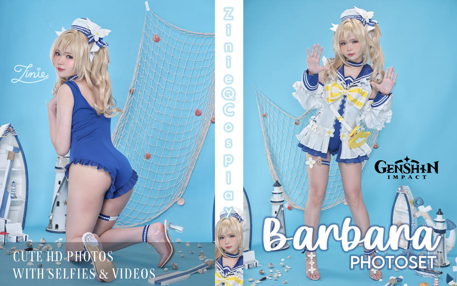 ZinieQ No.077 – Barbara Swimsuit [28P 2V]-道友图库