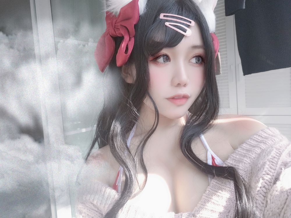 芊川一笑(一笑芳香沁) No.001-窗与宠物猫 电子版 [24P]-道友图库