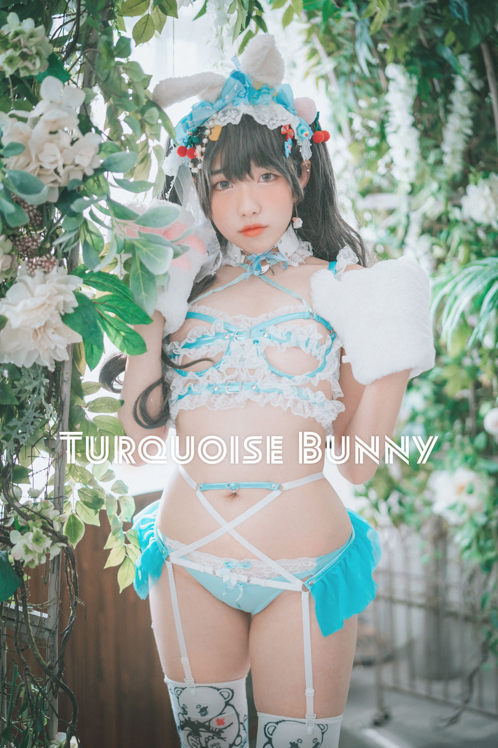 SonSon(손손) No.007-[DJAWA] Turquoise_Bunny [51P]-道友图库