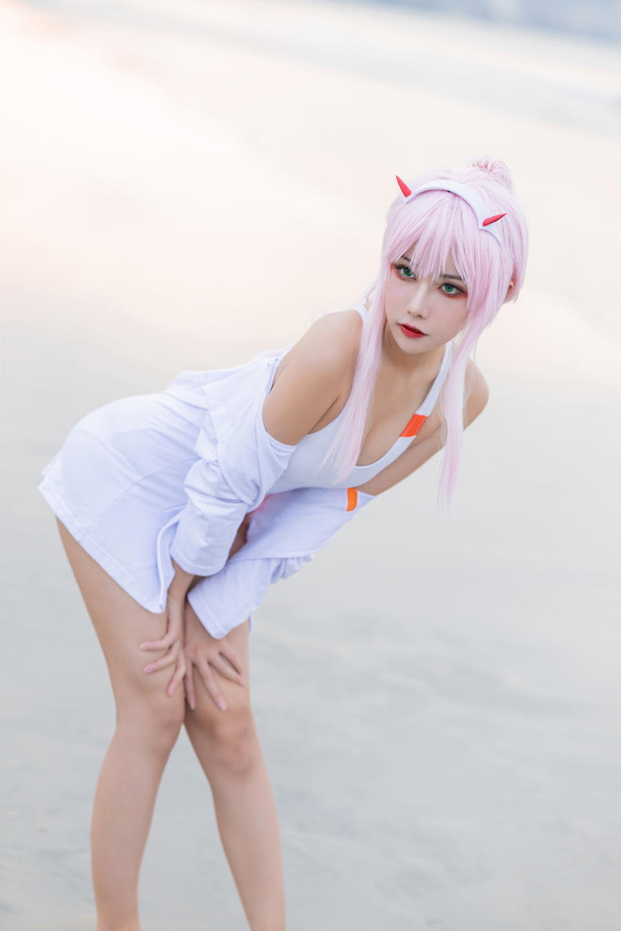 momoko葵葵 No.036 – DARLING in the FRANXX 02 泳装 兔女郎 花嫁 [61P]-道友图库