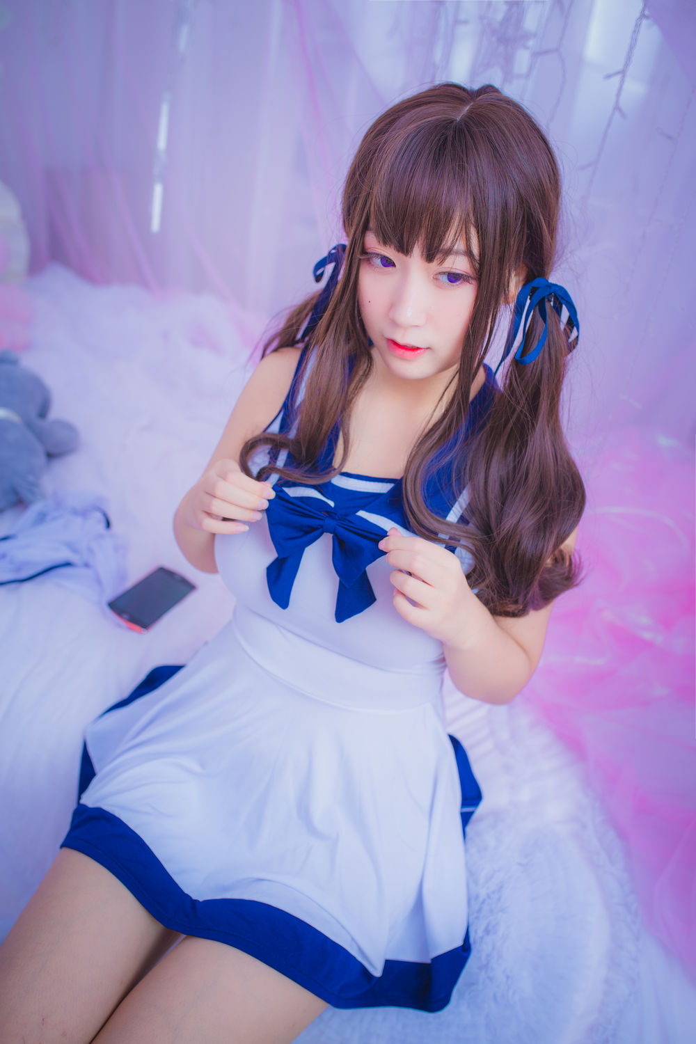 猫九酱Sakura No.033-连衣水手服 [11P]-道友图库