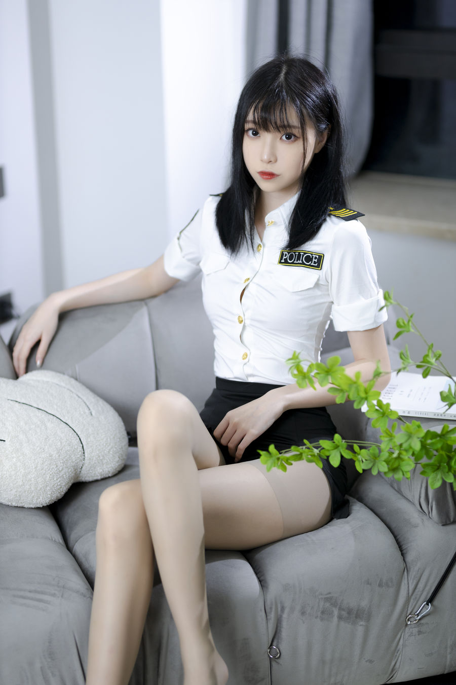 许岚LAN No.007-灰丝制服 [40P]-道友图库