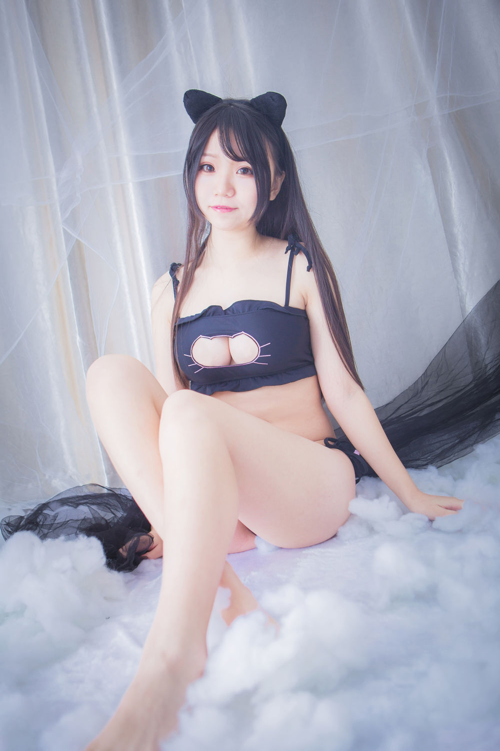 Yoko宅夏 No.015-猫咪内衣 [13P]-道友图库