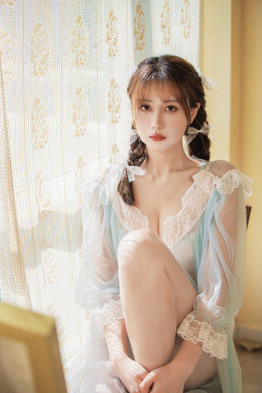 念雪ww No.032-蓝纱衣 [40P]-道友图库