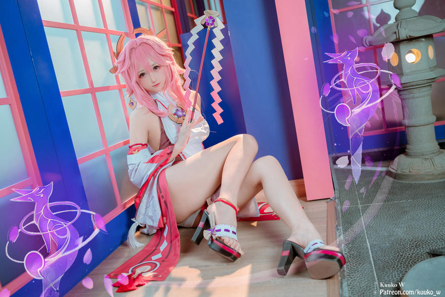 Kuuko W No.159 – Yae Miko [14P]-道友图库