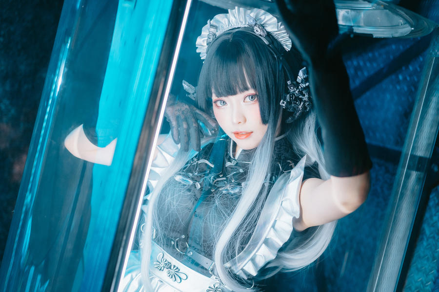 ElyEE子 No.087 – 赛博女仆 Melanite黑榴石 [30P]-道友图库