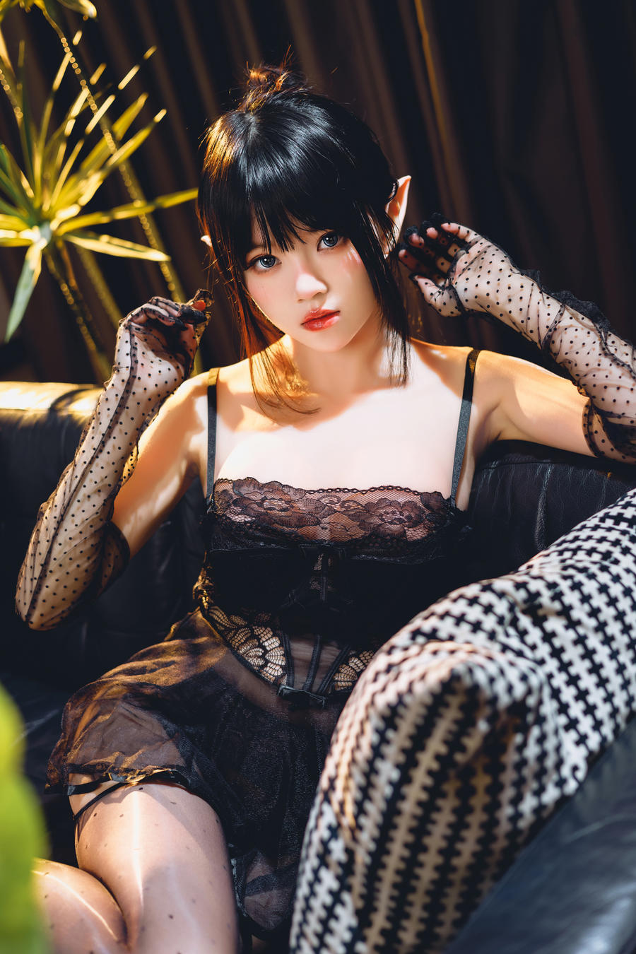 桜桃喵 No.220 – 精灵 夜纱 [43P]-道友图库
