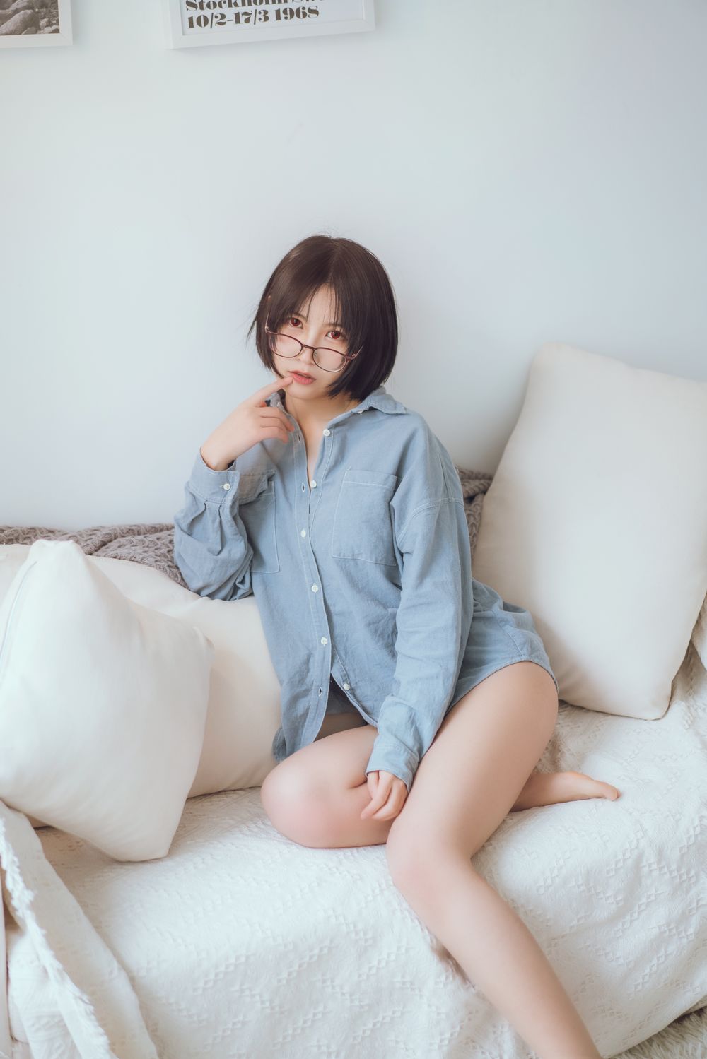 枸名(逐月su) No.009-蓝色衬衫发布 [22P]-道友图库